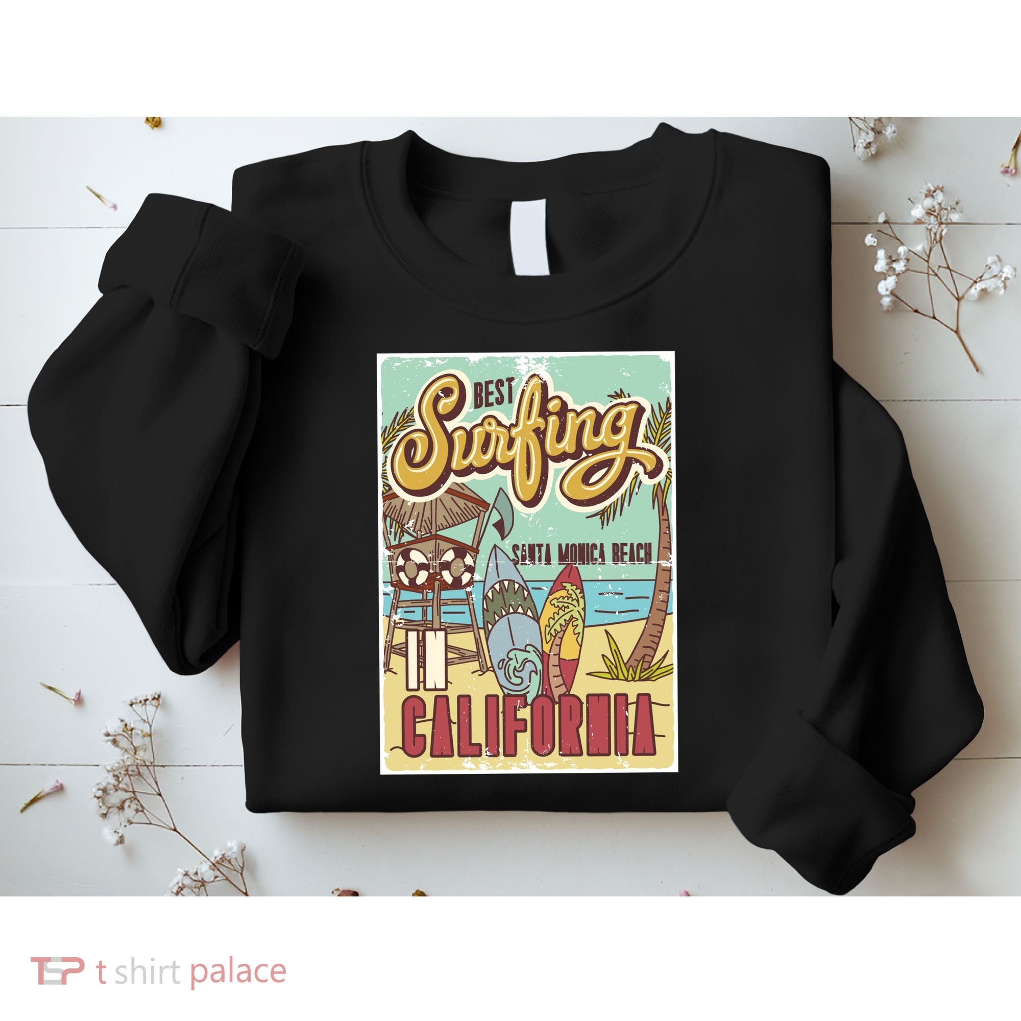 Santa Monica Beach California Sweatshirt