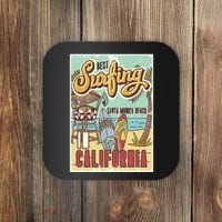 Santa Monica Beach California Coaster thumb 0