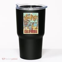 Santa Monica Beach California Tumbler thumb 0