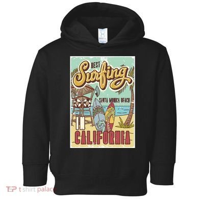 Santa Monica Beach California Toddler Hoodie