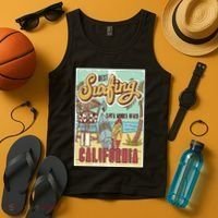 Santa Monica Beach California Tank Top thumb 4