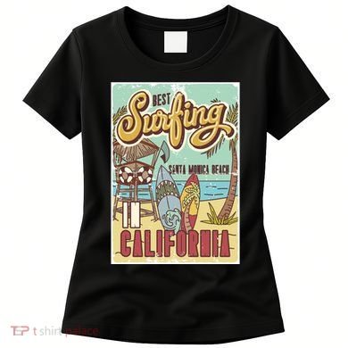 Santa Monica Beach California Women's T-Shirt