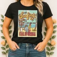 Santa Monica Beach California Women's T-Shirt thumb 2