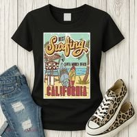 Santa Monica Beach California Women's T-Shirt thumb 3