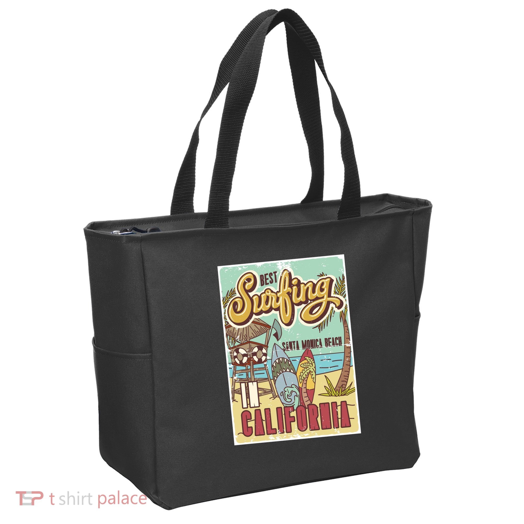 Santa Monica Beach California Tote Bag