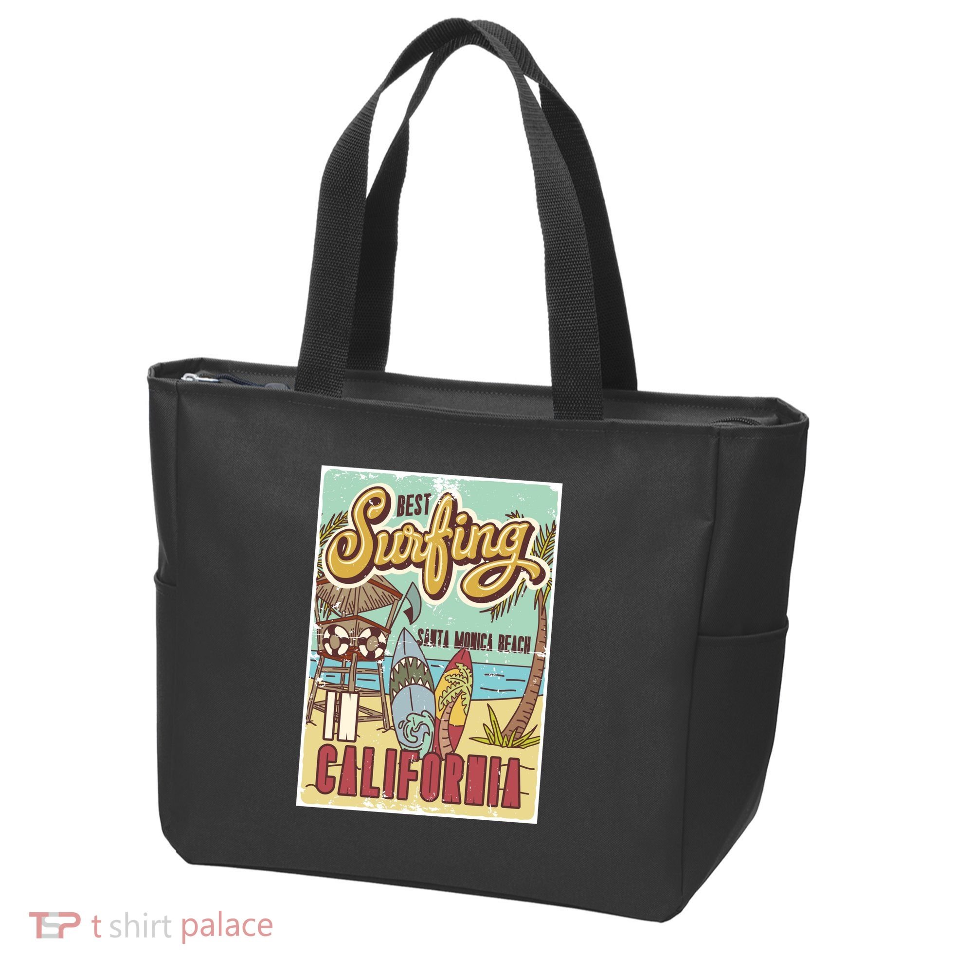 Santa Monica Beach California Tote Bag