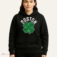 Shamrock Massachusetts Boston ST PATRICKS DAY Irish Green Hoodie thumb 5