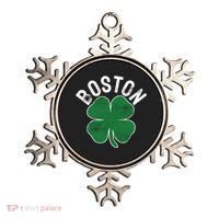 Shamrock Massachusetts Boston ST PATRICKS DAY Irish Green Ornament thumb 0