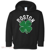 Shamrock Massachusetts Boston ST PATRICKS DAY Irish Green Toddler Hoodie thumb 0