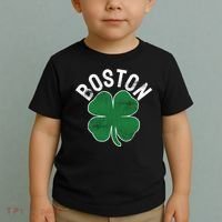 Shamrock Massachusetts Boston ST PATRICKS DAY Irish Green Toddler T-Shirt thumb 2