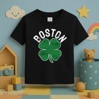 Shamrock Massachusetts Boston ST PATRICKS DAY Irish Green Toddler T-Shirt thumb 3