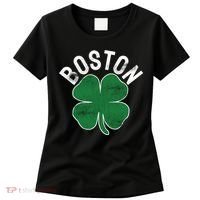 Shamrock Massachusetts Boston ST PATRICKS DAY Irish Green Women's T-Shirt thumb 0