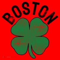 Shamrock Massachusetts Boston ST PATRICKS DAY Irish Green Santa Hat thumb 1