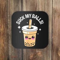 Suck My Balls Boba Coaster thumb 0
