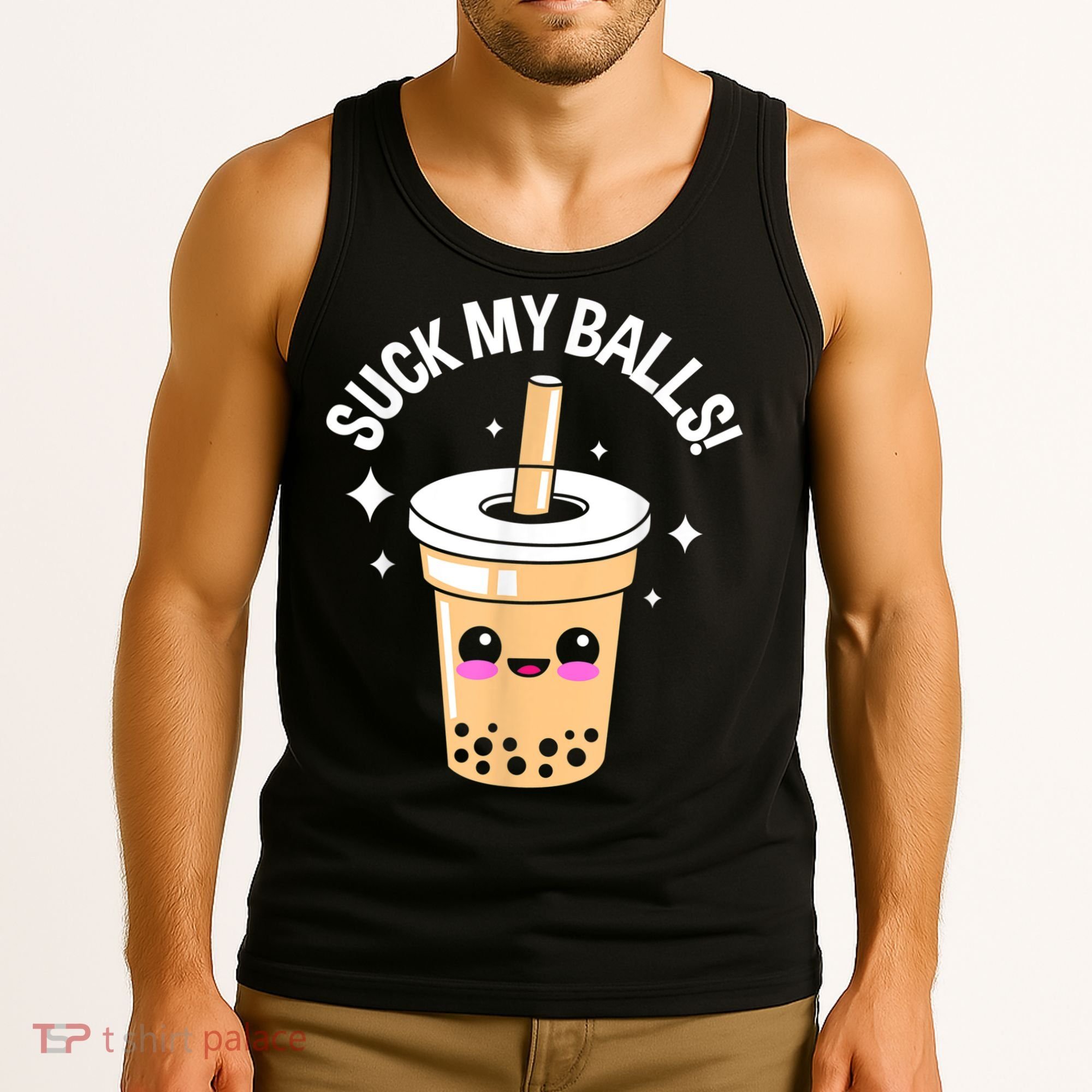 Suck My Balls Boba Tank Top