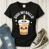 Suck My Balls Boba Women's T-Shirt thumb 3