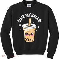 Suck My Balls Boba Kids Sweatshirt thumb 0