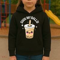 Suck My Balls Boba Kids Hoodie thumb 3