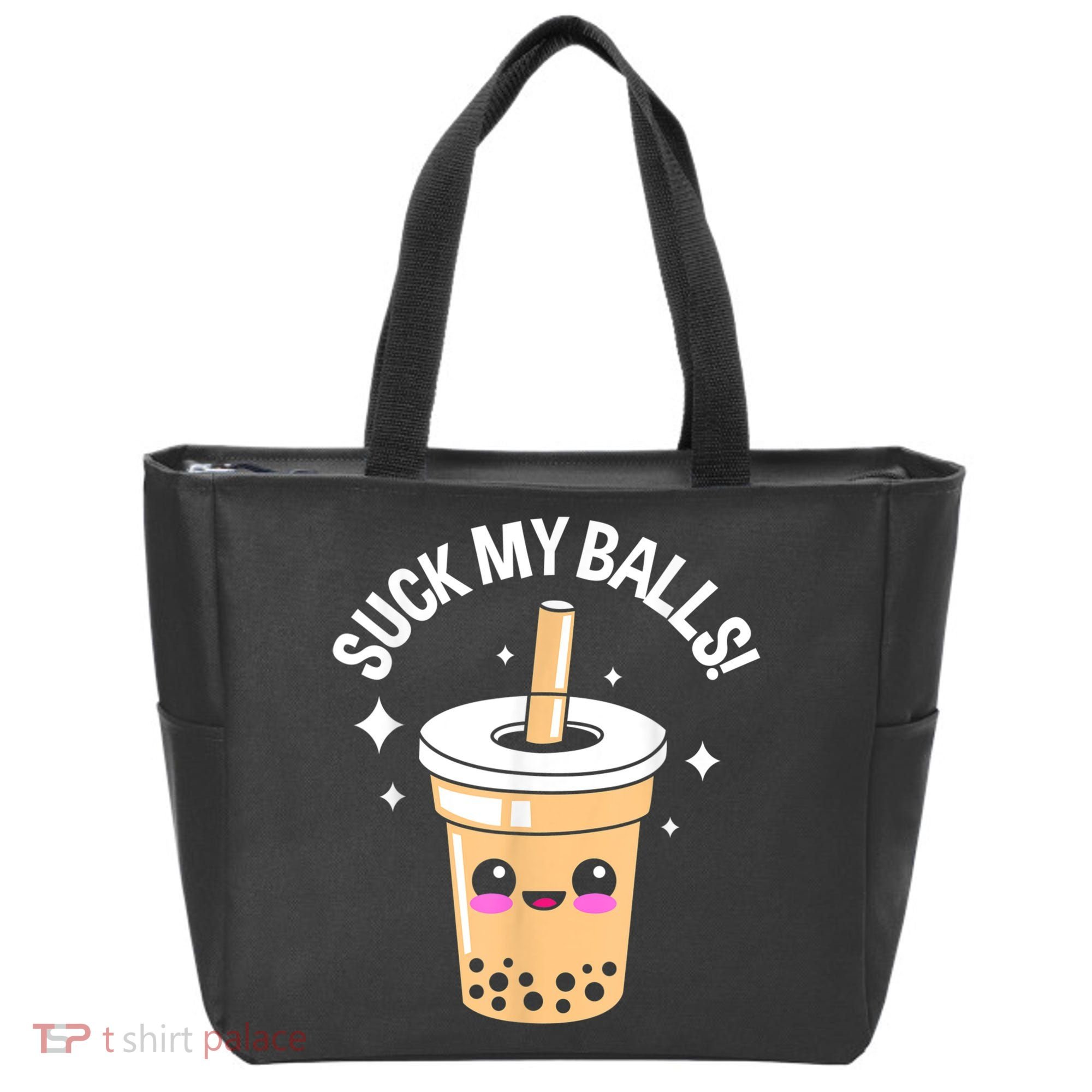 Suck My Balls Boba Tote Bag