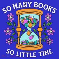 So Many Books Little Time Book With Flower Read Book Lovers Mousepad thumb 1