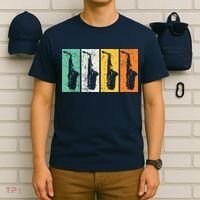 Saxophone Marching Band Sax Retro Vintage Jazz Music T-Shirt thumb 6