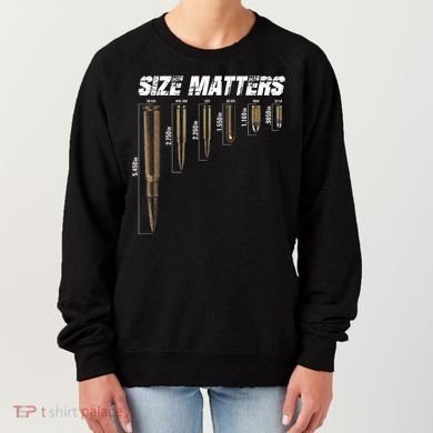 Size Matter Bullet Measure Up Women's Sweatshirt