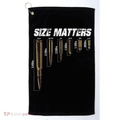 Size Matter Bullet Measure Up Golf Towel