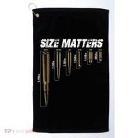 Size Matter Bullet Measure Up Golf Towel thumb 0