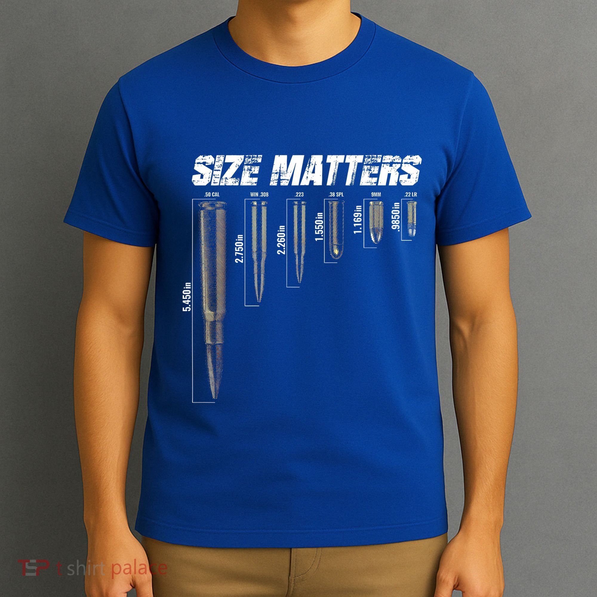 Size Matter Bullet Measure Up T-Shirt