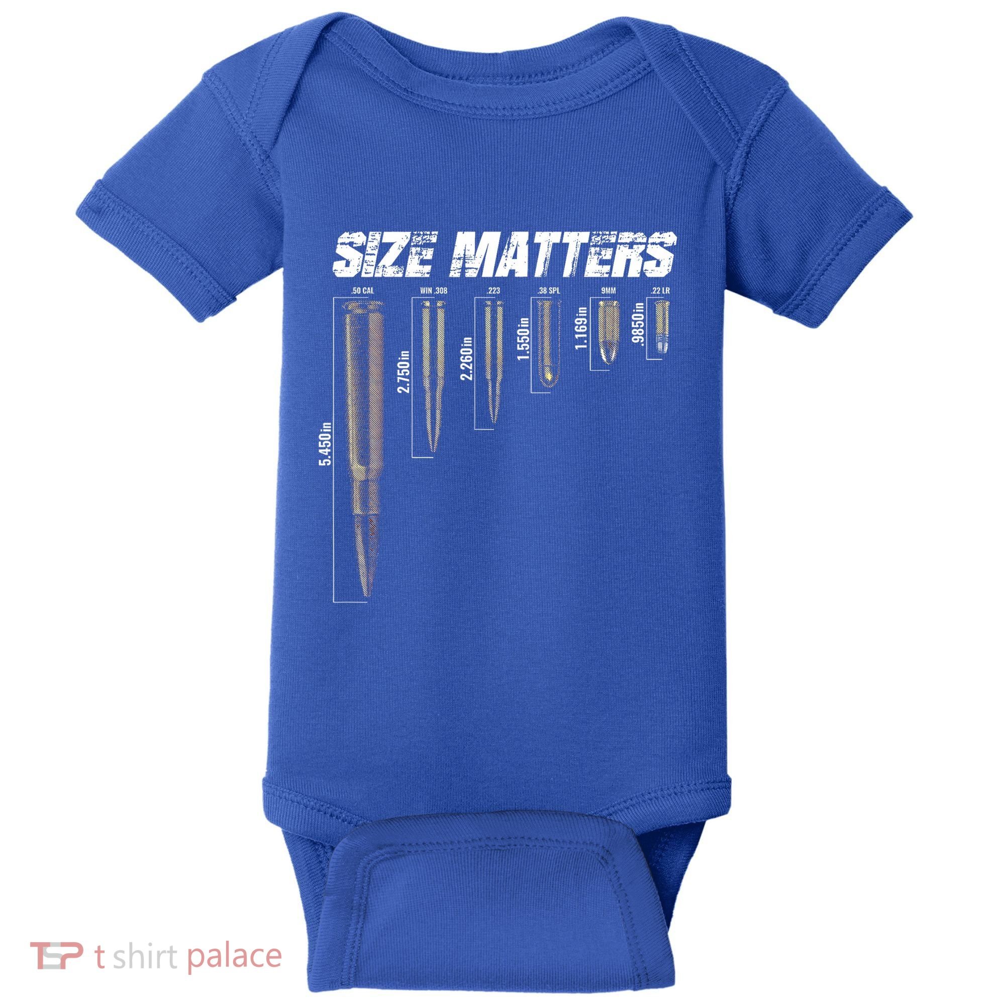 Size Matter Bullet Measure Up Baby Bodysuit