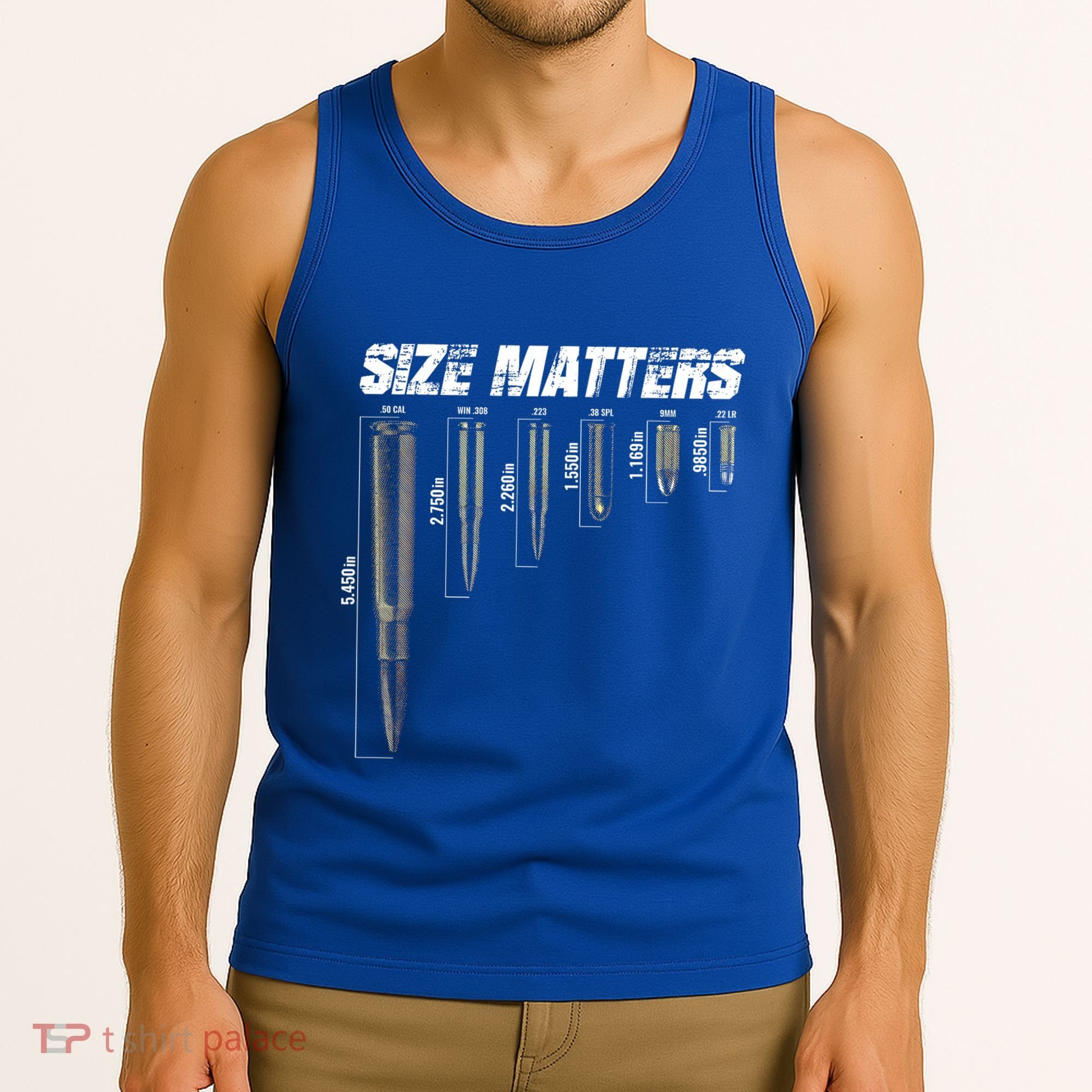Size Matter Bullet Measure Up Tank Top