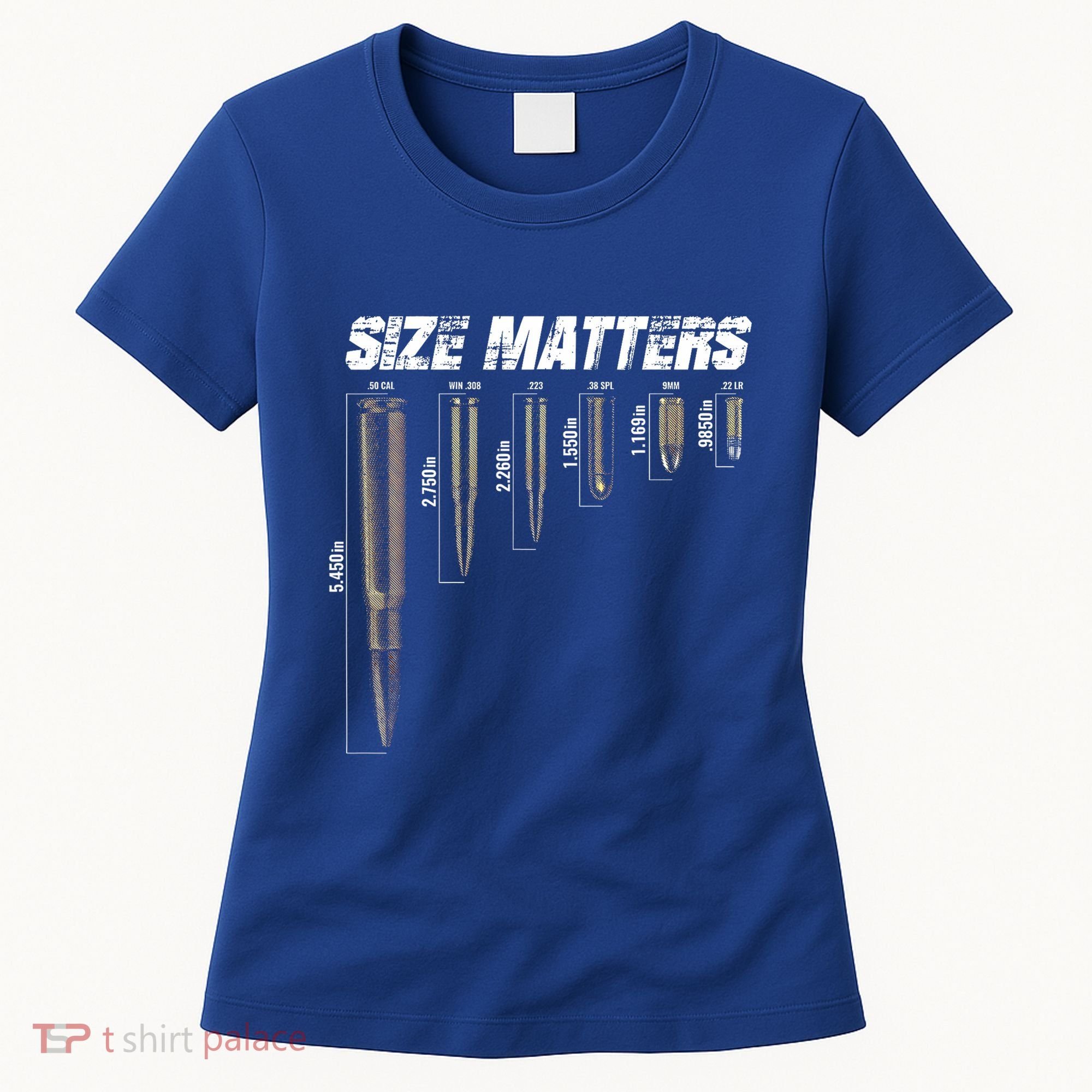 Size Matter Bullet Measure Up Women's T-Shirt
