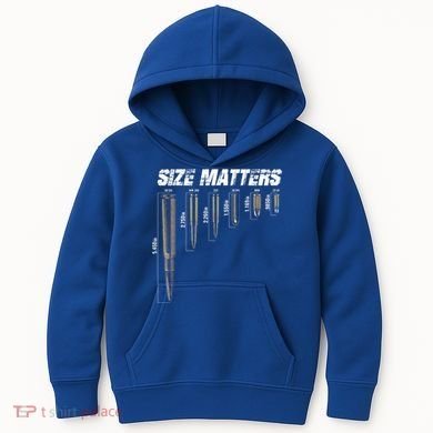 Size Matter Bullet Measure Up Kids Hoodie