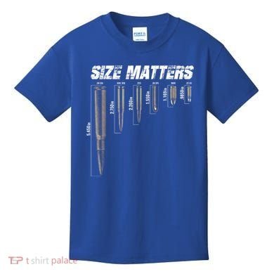 Size Matter Bullet Measure Up Kids T-Shirt
