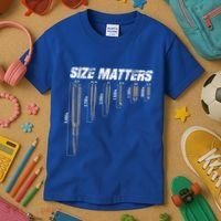 Size Matter Bullet Measure Up Kids T-Shirt thumb 3