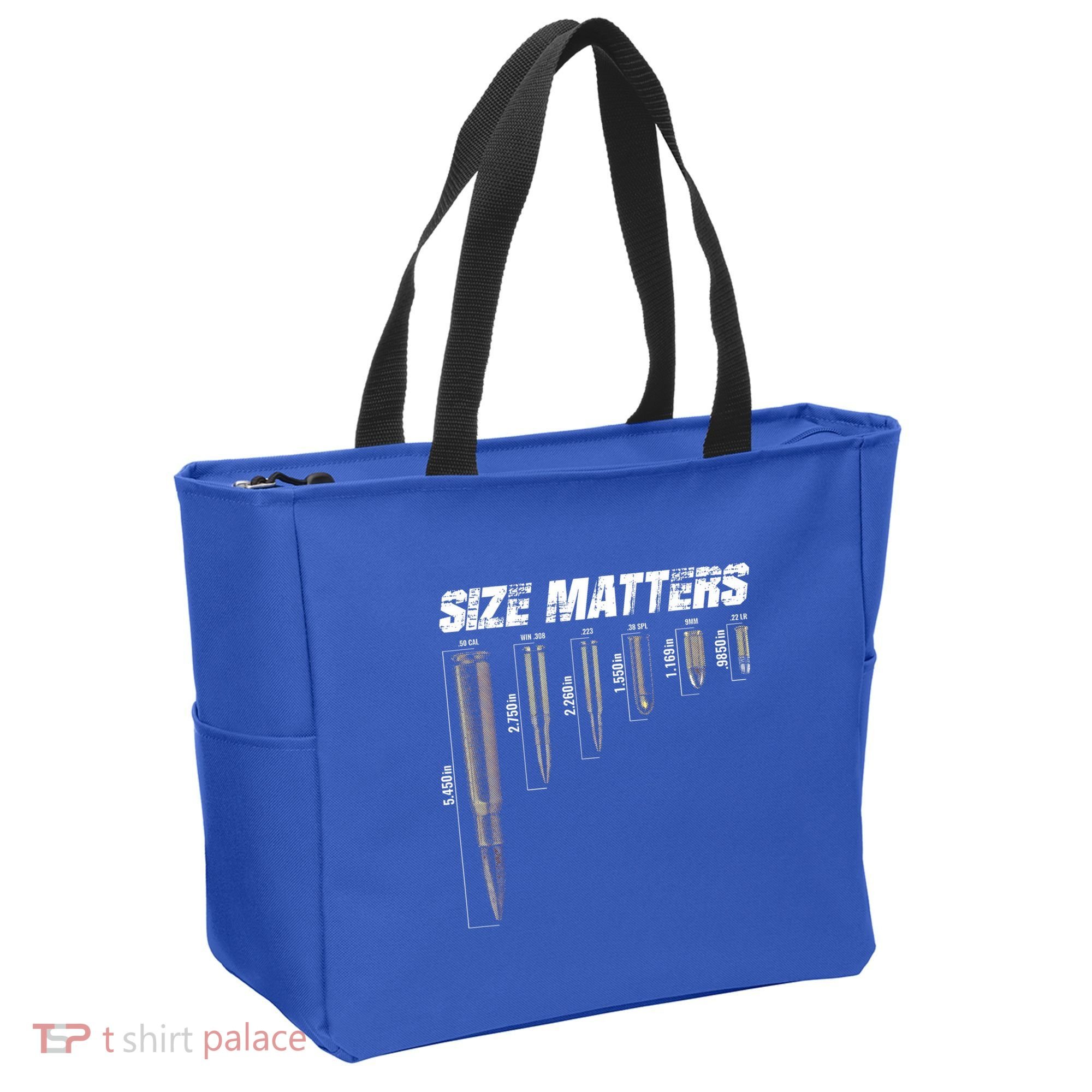 Size Matter Bullet Measure Up Tote Bag