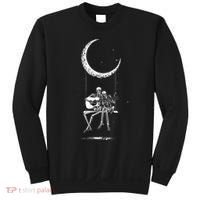 Skeleton Moon Band Tees Rock And Roll Concert Graphic Tees Sweatshirt thumb 0