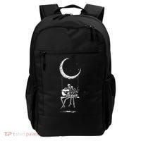 Skeleton Moon Band Tees Rock And Roll Concert Graphic Tees Backpack thumb 0