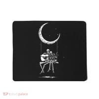Skeleton Moon Band Tees Rock And Roll Concert Graphic Tees Mousepad thumb 0