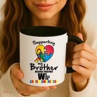 Supporting My Brother Together We Will Win Coffee Mug thumb 3