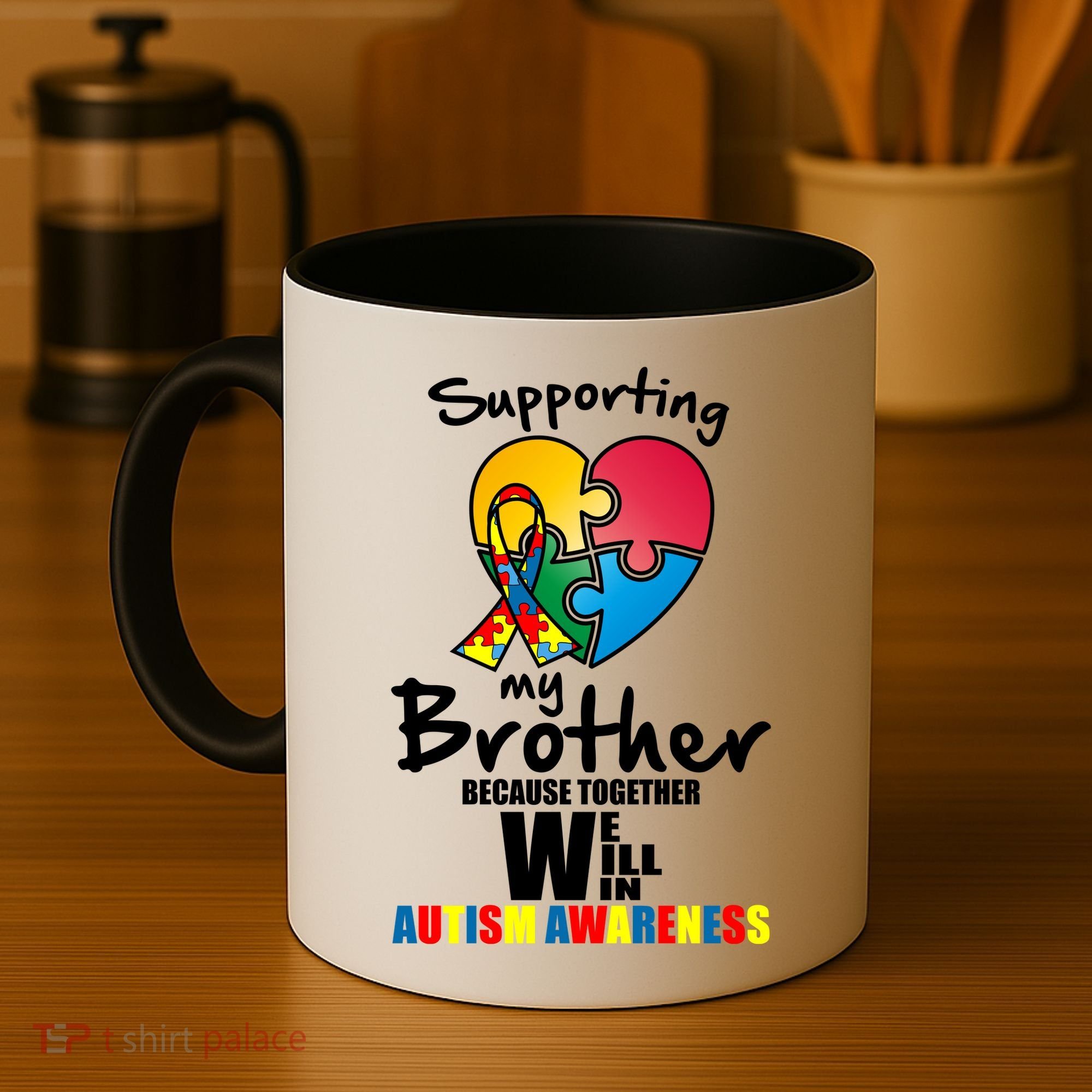 Supporting My Brother Together We Will Win Coffee Mug