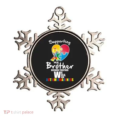 Supporting My Brother Together We Will Win Ornament