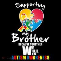 Supporting My Brother Together We Will Win Toddler Hoodie thumb 2