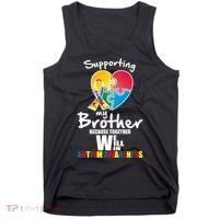Supporting My Brother Together We Will Win Tank Top thumb 0