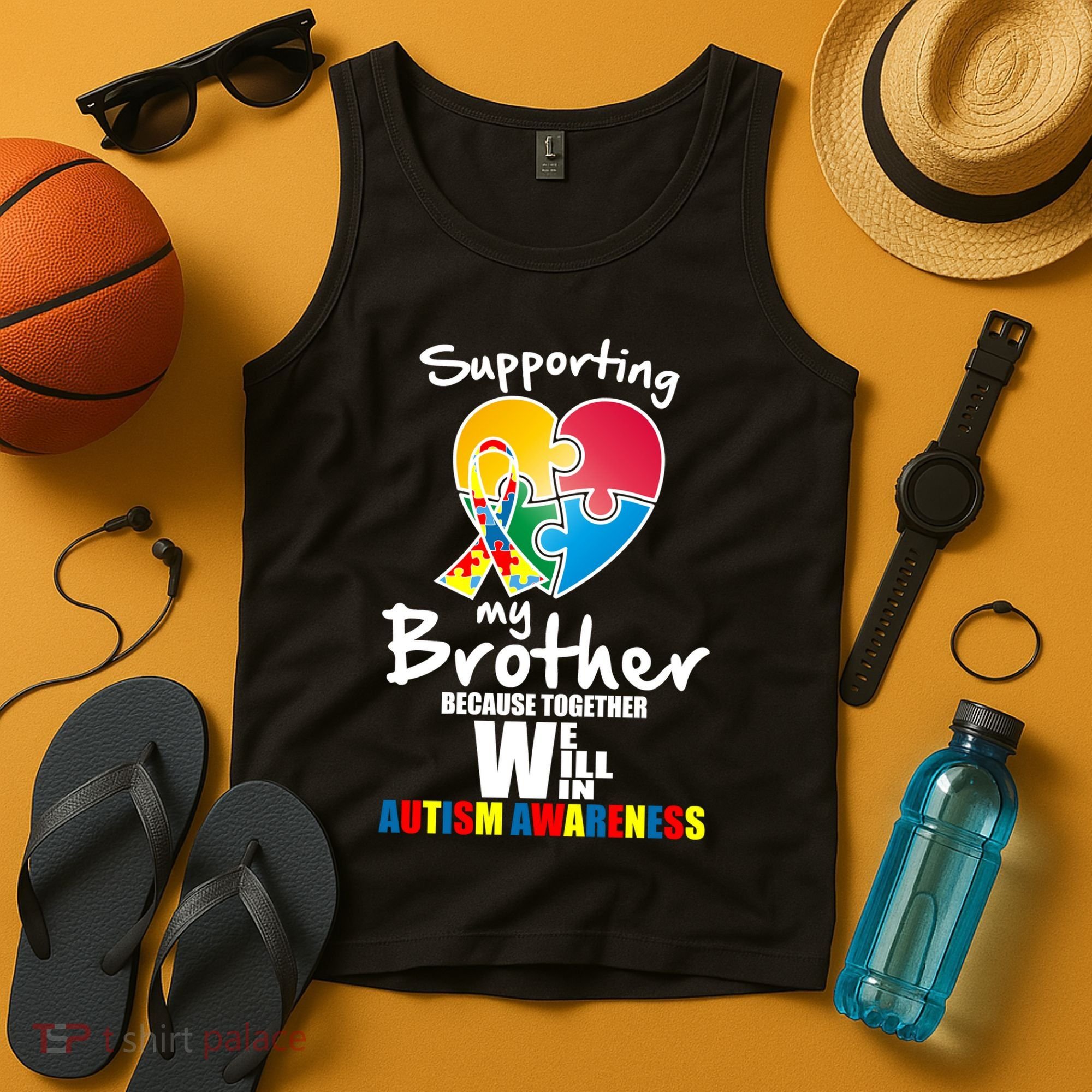 Supporting My Brother Together We Will Win Tank Top