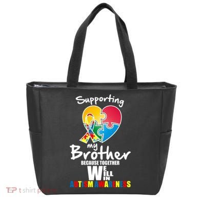 Supporting My Brother Together We Will Win Tote Bag