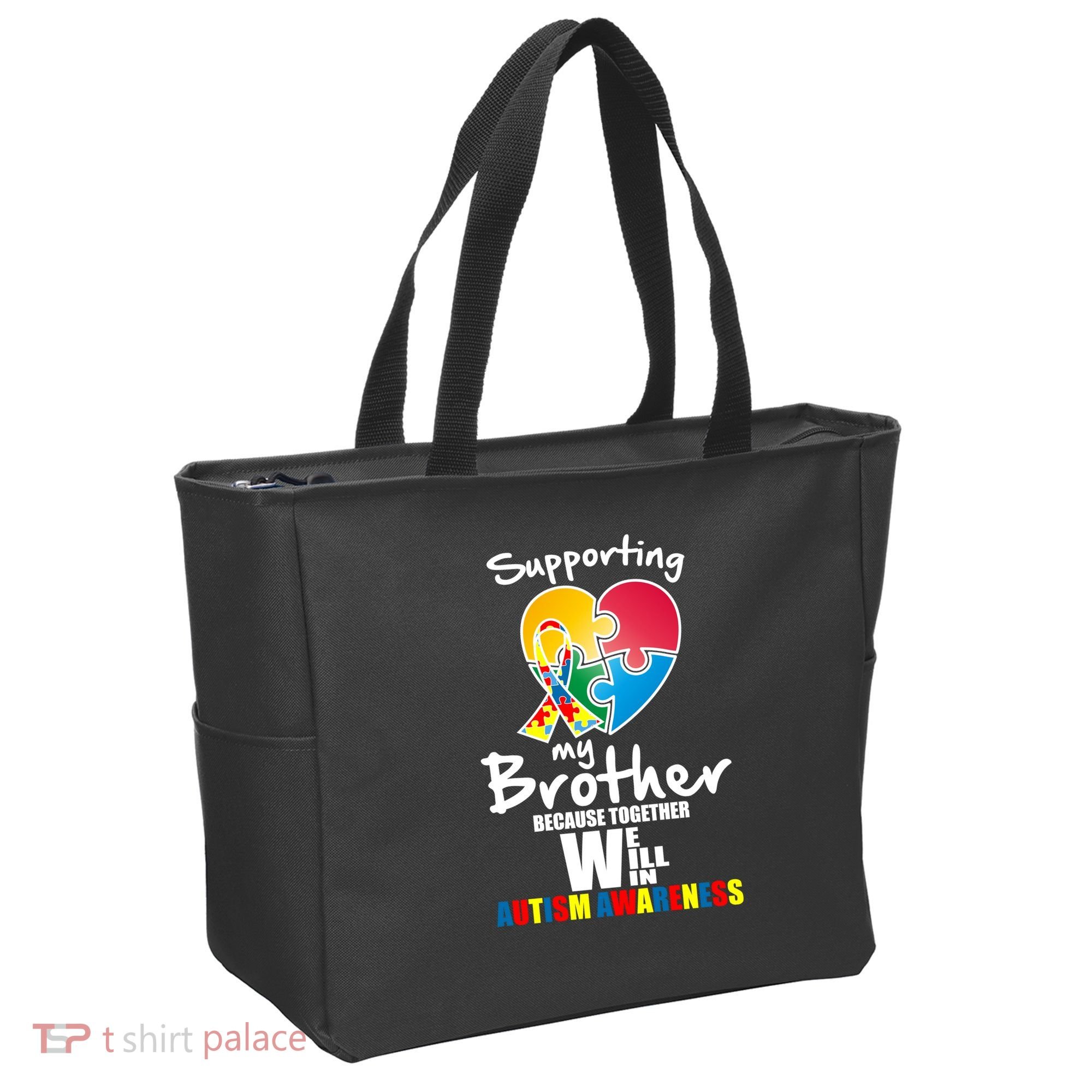 Supporting My Brother Together We Will Win Tote Bag