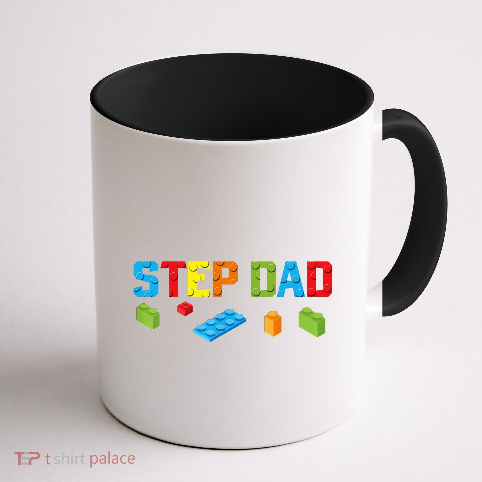 Stepdad Master Builder Building Bricks Blocks Family Parents Cool Gift Coffee Mug