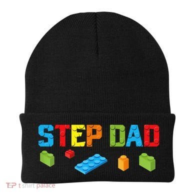 Stepdad Master Builder Building Bricks Blocks Family Parents Cool Gift Beanie