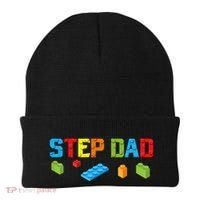 Stepdad Master Builder Building Bricks Blocks Family Parents Cool Gift Beanie thumb 0